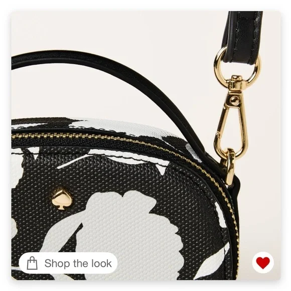 Classic Rose Mini Crossbody Bag - kate spade new york x Target Black/White - Picture 4 of 8